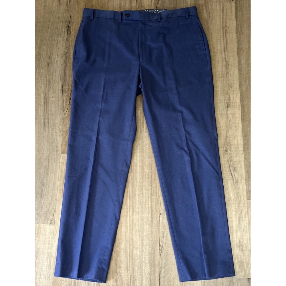 Lauren Ralph Lauren Mens 100 % Cotton Dress Pants Blue Size 38W X 32L